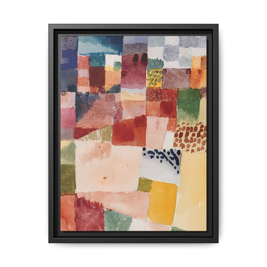 Motif from Hammamet (1914) by Paul Klee / Toile encadrée sur caisse américaine