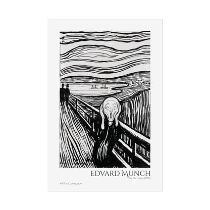 The Scream (1895) by Edvard Munch / Affiche imprimée - Série ART's Collection