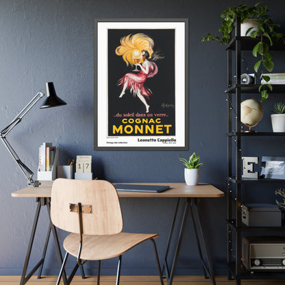 Cognac Monnet (1927)) by Leonetto Cappiello / Affiche Encadrée Série Vintage Ads Collection