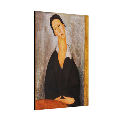 Portrait Of A Polish Woman  by Amedeo Modigliani / Reproduction Fine Art sur Toile / Flanc Large Epaisseur 3.2 cm - 1.25 inch