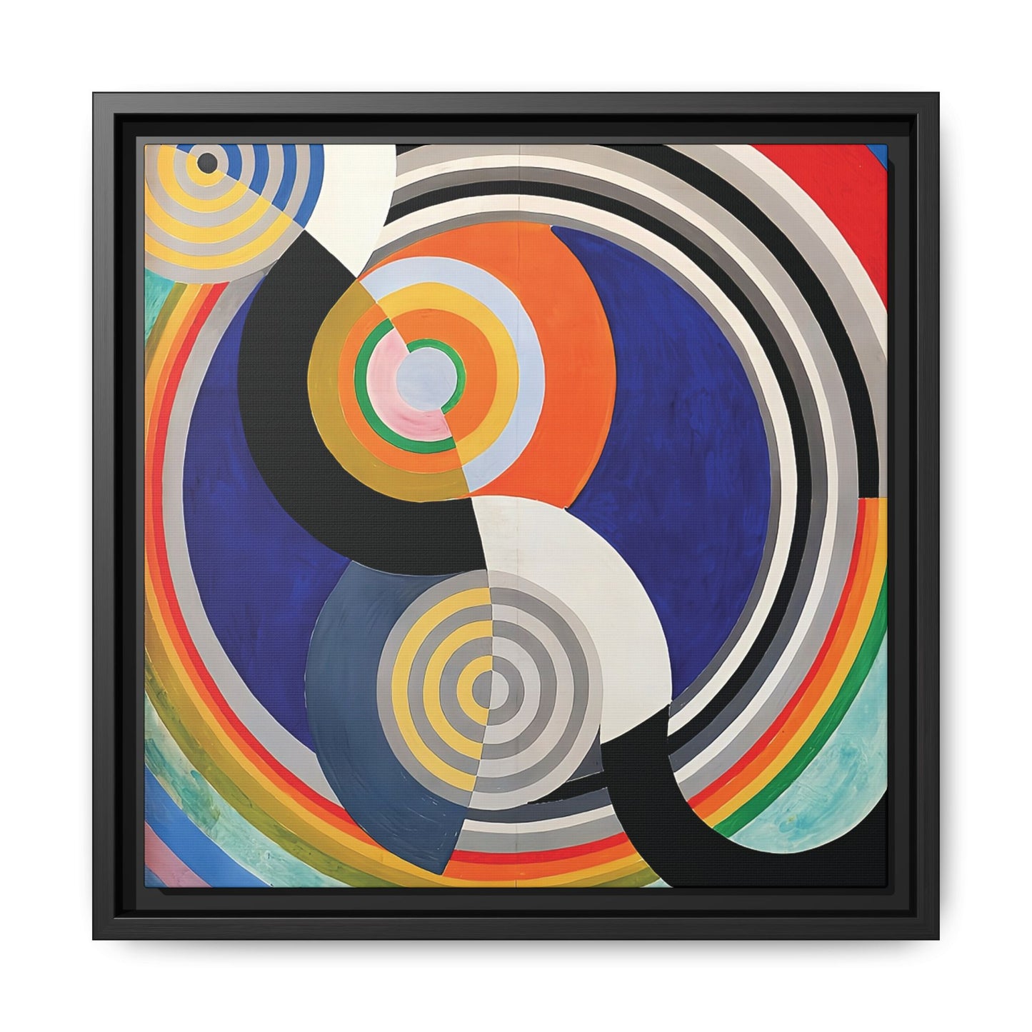 Rythme Numéro 2 (1938) by Robert Delaunay  / Toile encadrée sur caisse américaine