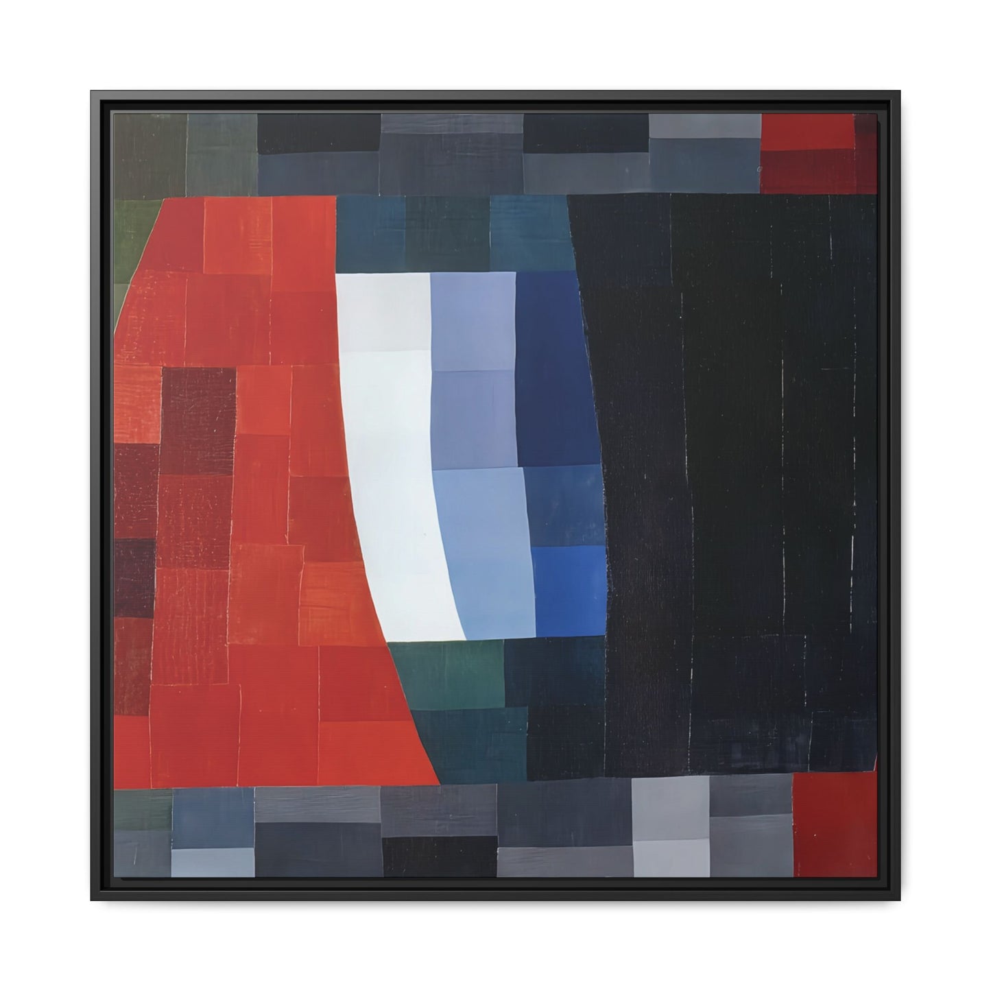 My Sky is Red (1933)  by Otto Freundlich / Toile encadrée sur caisse américaine