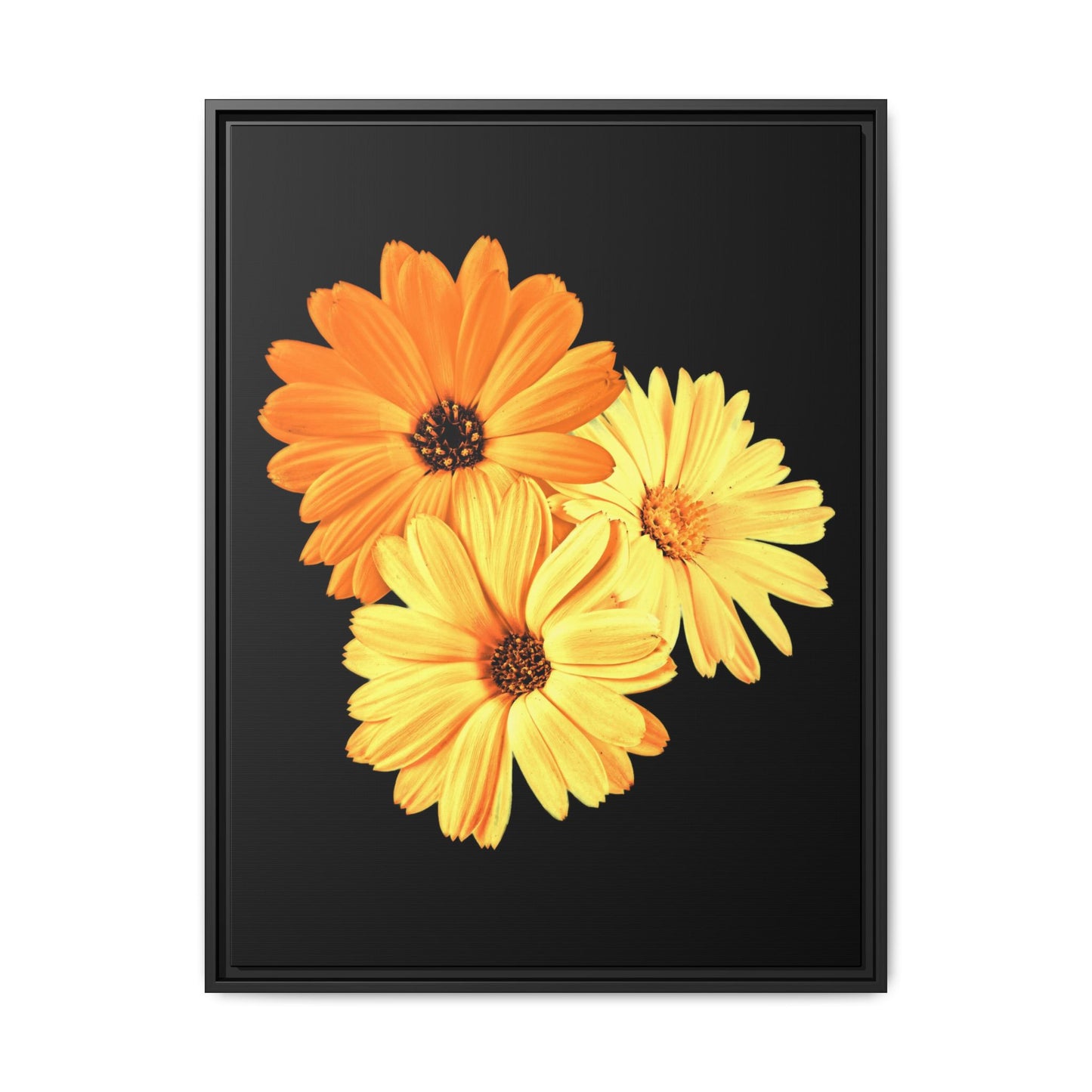Collection Signature "FLORAL Numéro 8" sur Toile encadrée avec caisse américaine