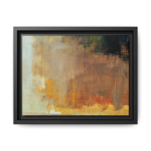 Tableau Contemporain Alezan "Série Sign Collections" / Toile encadrée sur caisse américaine