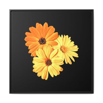 Collection Signature "FLORAL Numéro 8" sur Toile encadrée avec caisse américaine
