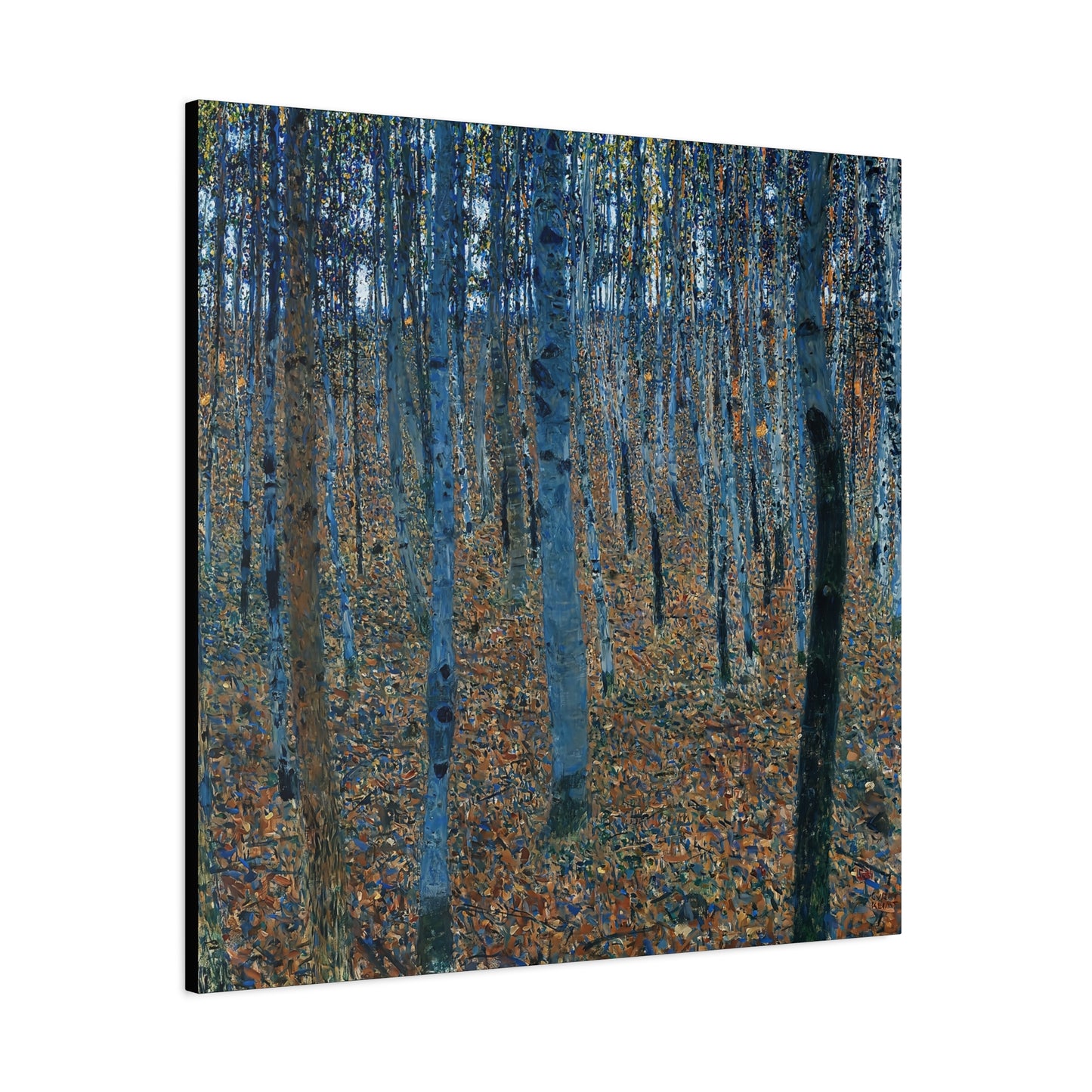 Beech Grove by Gustav Klimt / Reproduction Fine Art sur Toile / Flanc Large Epaisseur 3.2 cm - 1.25 inch