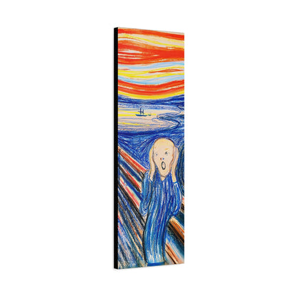 The Scream (1895) color version by Edvard Munch / Reproduction Fine Art sur Toile / Epaisseur 3,2cm - 1'25 po