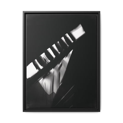 Fotogramm - between 1925 and 1928 by László Moholy-Nagy  / Toile encadrée sur caisse américaine