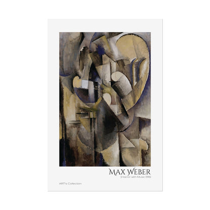 Interior with Music (1915) by Max Weber / Affiche imprimée - Série ART's Collection