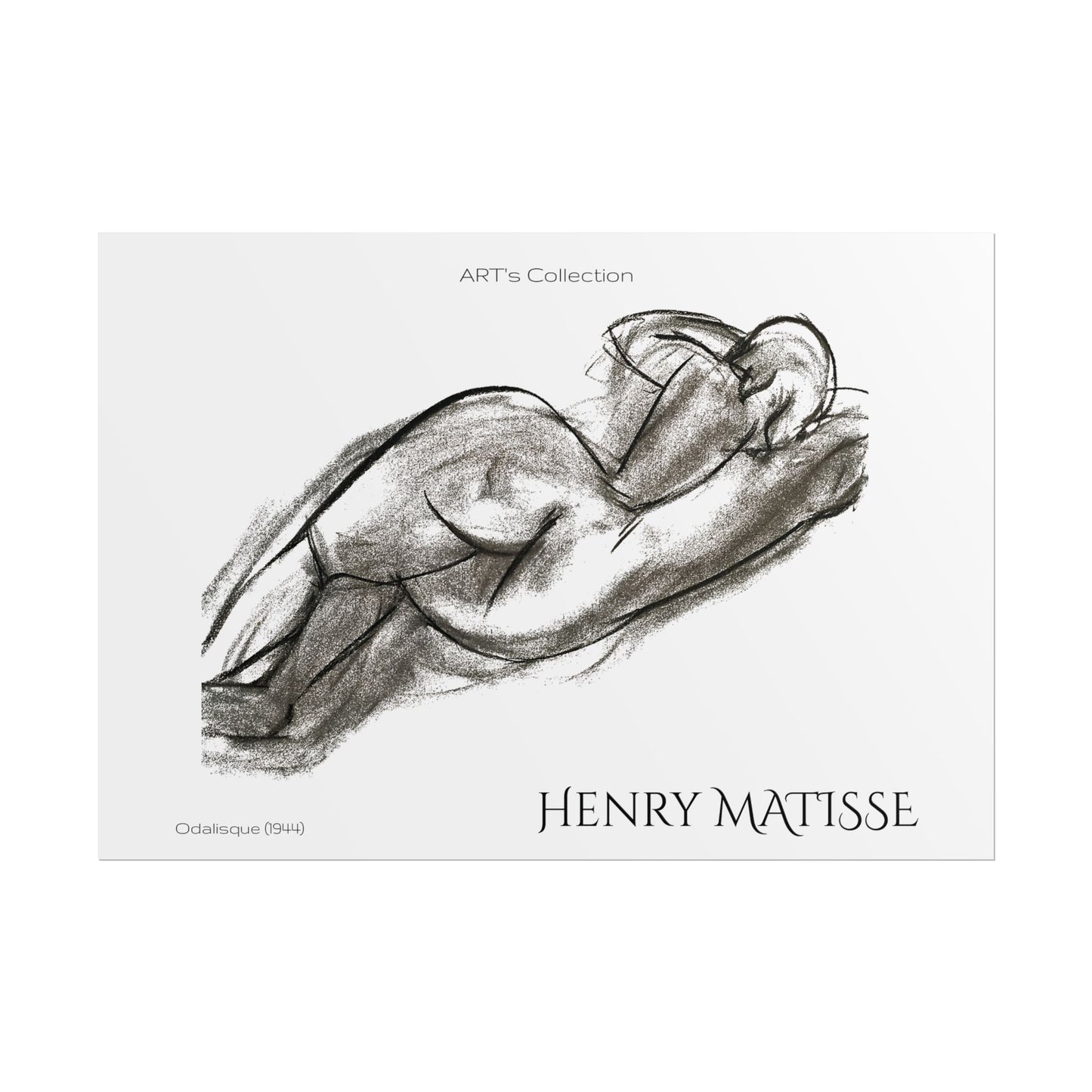 Odalisque (1944) by Henry Matisse / Affiche imprimée - Série ART's Collection