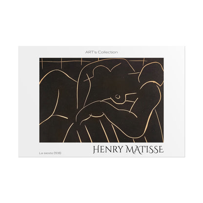 La sieste (1938) by Henry Matisse / Affiche imprimée - Série ART's Collection