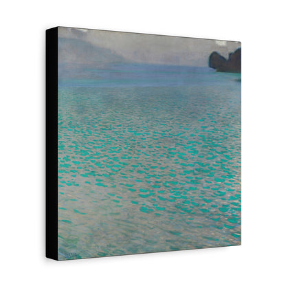 Attersee (1900) by Gustav Klimt / Reproduction Fine Art sur Toile / Flanc Large Epaisseur 3.2 cm - 1.25 inch
