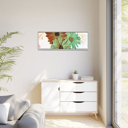 Collection Signature "FLORAL Numéro 14" sur Toile encadrée avec caisse américaine