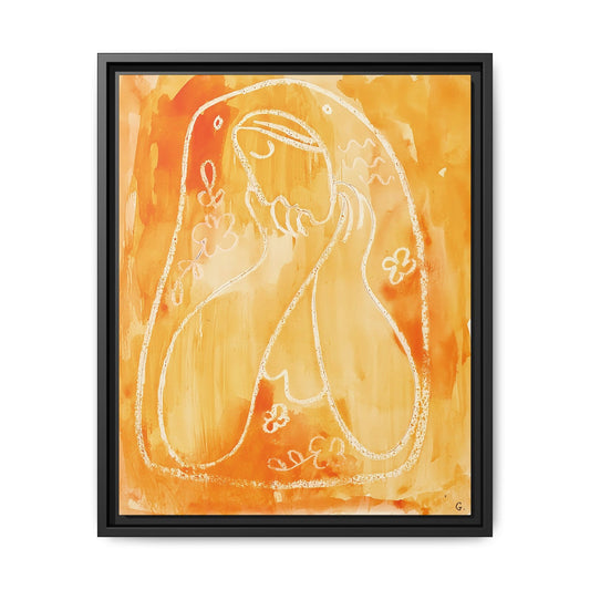 Thoughtful (1937-1938) by Mikulás Galanda / Toile encadrée sur caisse américaine