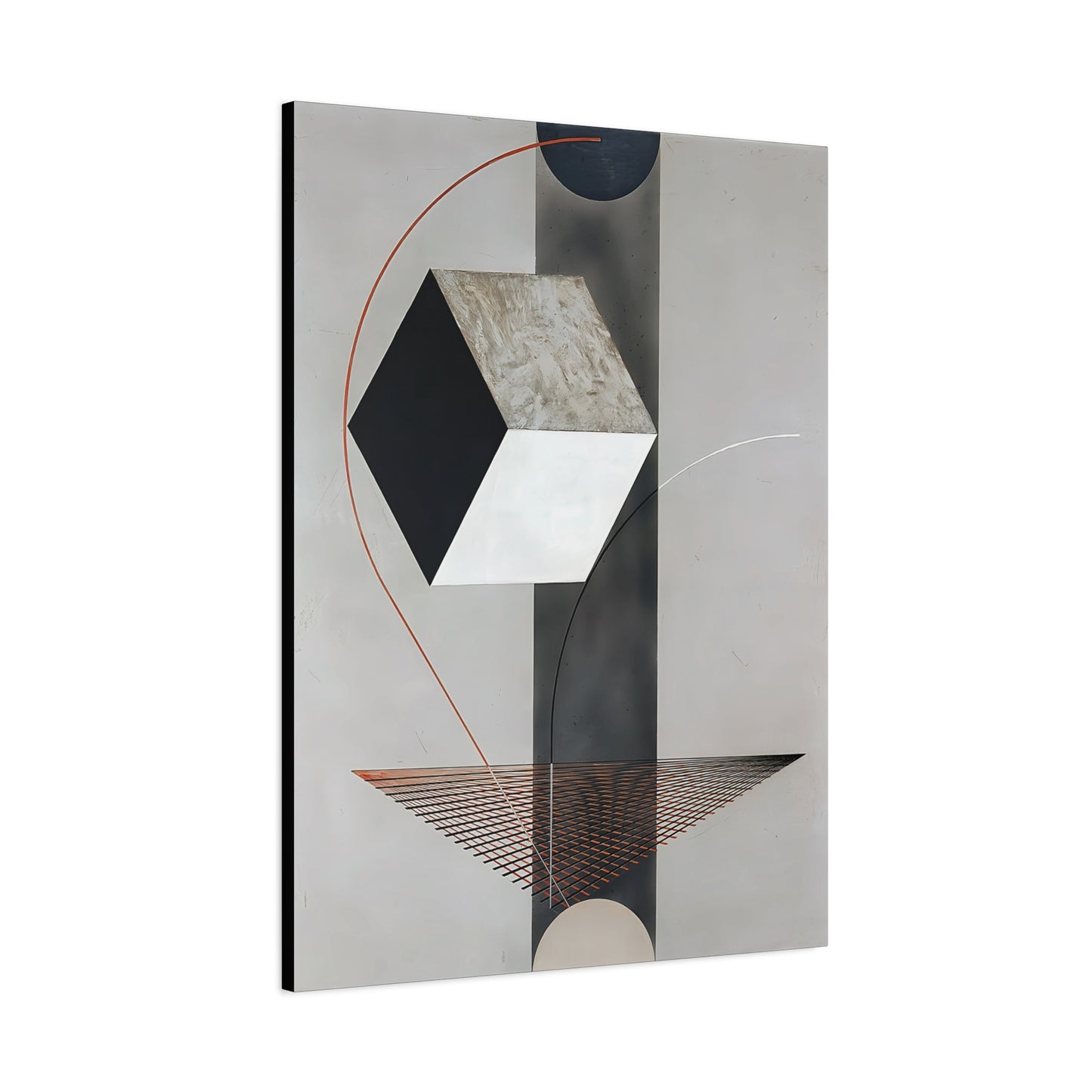 Proun 99 (ca. 1923-1925) by El Lissitzky / Reproduction Fine Art sur Toile /  Epaisseur 3.2 cm - 1.25 inch