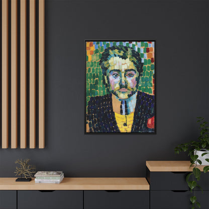 Jean Metzinger by Robert Delaunay  / Toile encadrée sur caisse américaine
