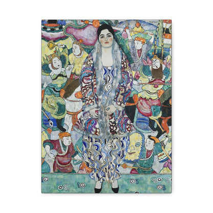 Portrait of Friederike Maria Beer (1916) by Gustav Klimt / Reproduction Fine Art sur Toile /  Epaisseur 3.2 cm - 1.25 inch