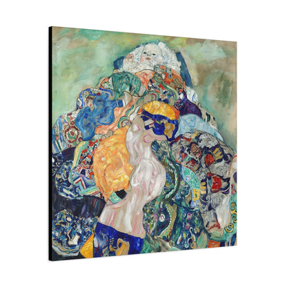 Baby - Cradle (1917-1918)  by Gustav Klimt / Reproduction Fine Art sur Toile / Flanc Large Epaisseur 3.2 cm - 1.25 inch