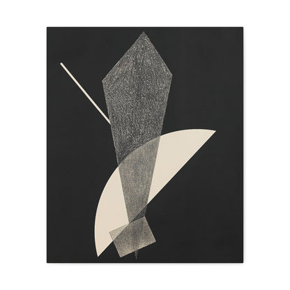 Konstruktion V (1923) by László Moholy-Nagy  / Reproduction Fine Art sur Toile /  Epaisseur 3.2 cm - 1.25 inch