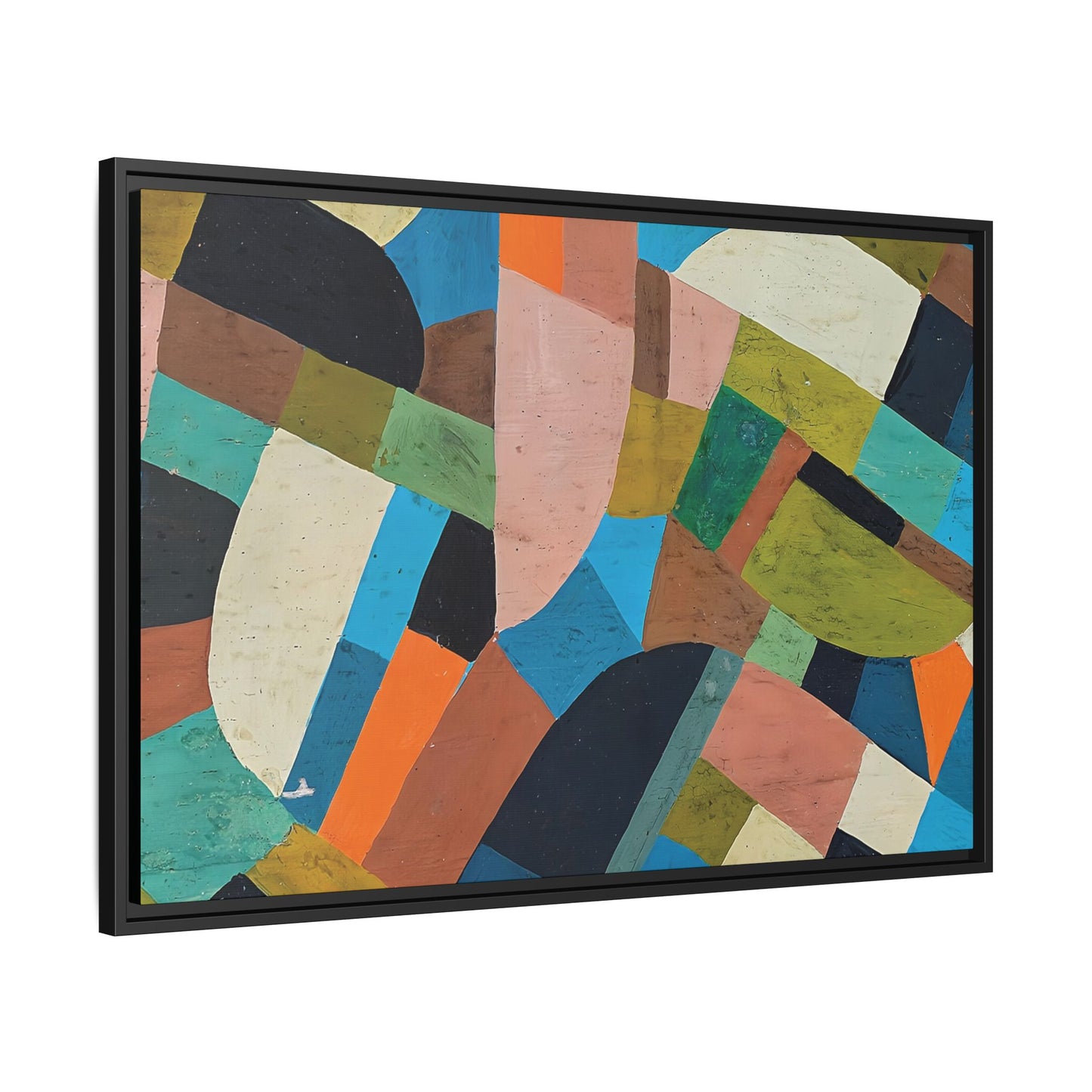 Petite Composition (Circa 1937)  by Otto Freundlich / Toile encadrée sur caisse américaine