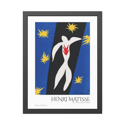 La Chute d'Icare (1943) by Henri Matisse / Affiche Encadrée série ART's Collection
