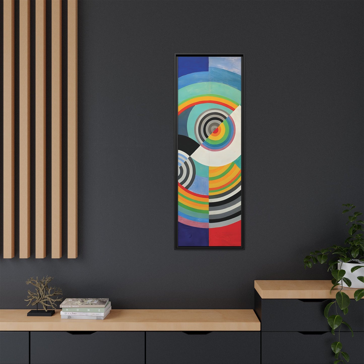 Rythme Numéro 3 (1938)  by Robert Delaunay  / Toile encadrée sur caisse américaine