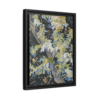 Acacia in Flowers by Vincent van Gogh / Toile encadrée sur caisse américaine