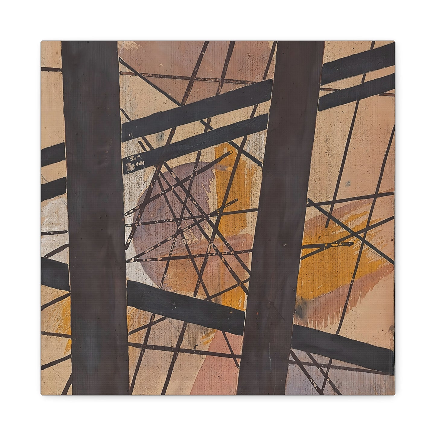 Raum-Kraft Komposition (1921-22) by Lyubov Popova  / Reproduction Fine Art sur Toile /  Epaisseur 3.2 cm - 1.25 inch