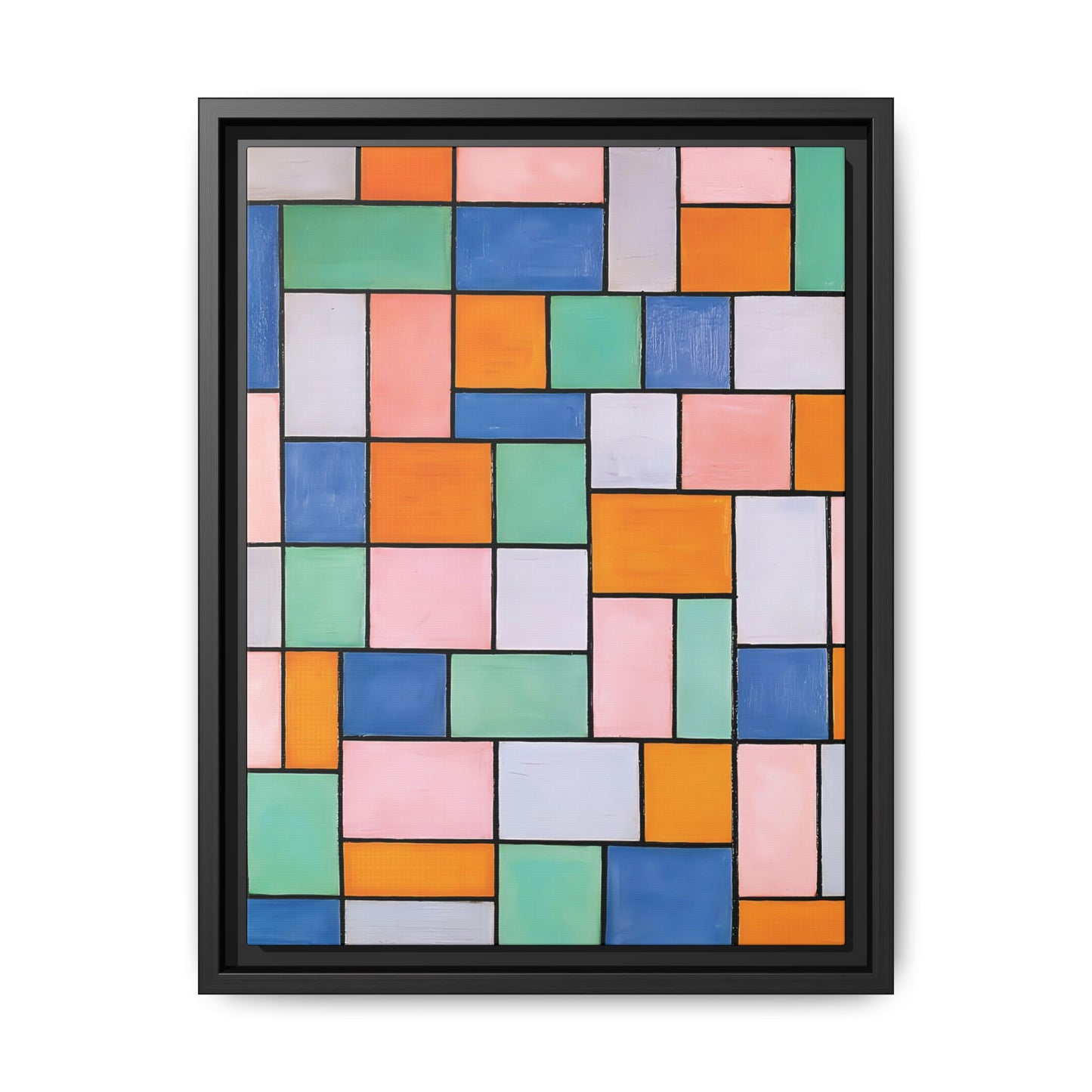 Composition in dissonances (1919) by Theo van Doesburg  / Toile encadrée sur caisse américaine