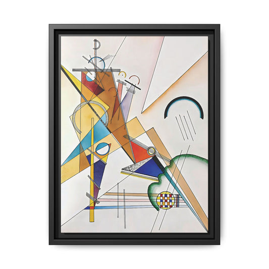 Wassily Kandinsky / Tissu (1923) / Toile encadrée sur caisse américaine
