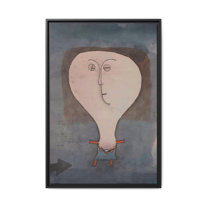 Fright of a Girl (1922) by Paul Klee / Toile encadrée sur caisse américaine