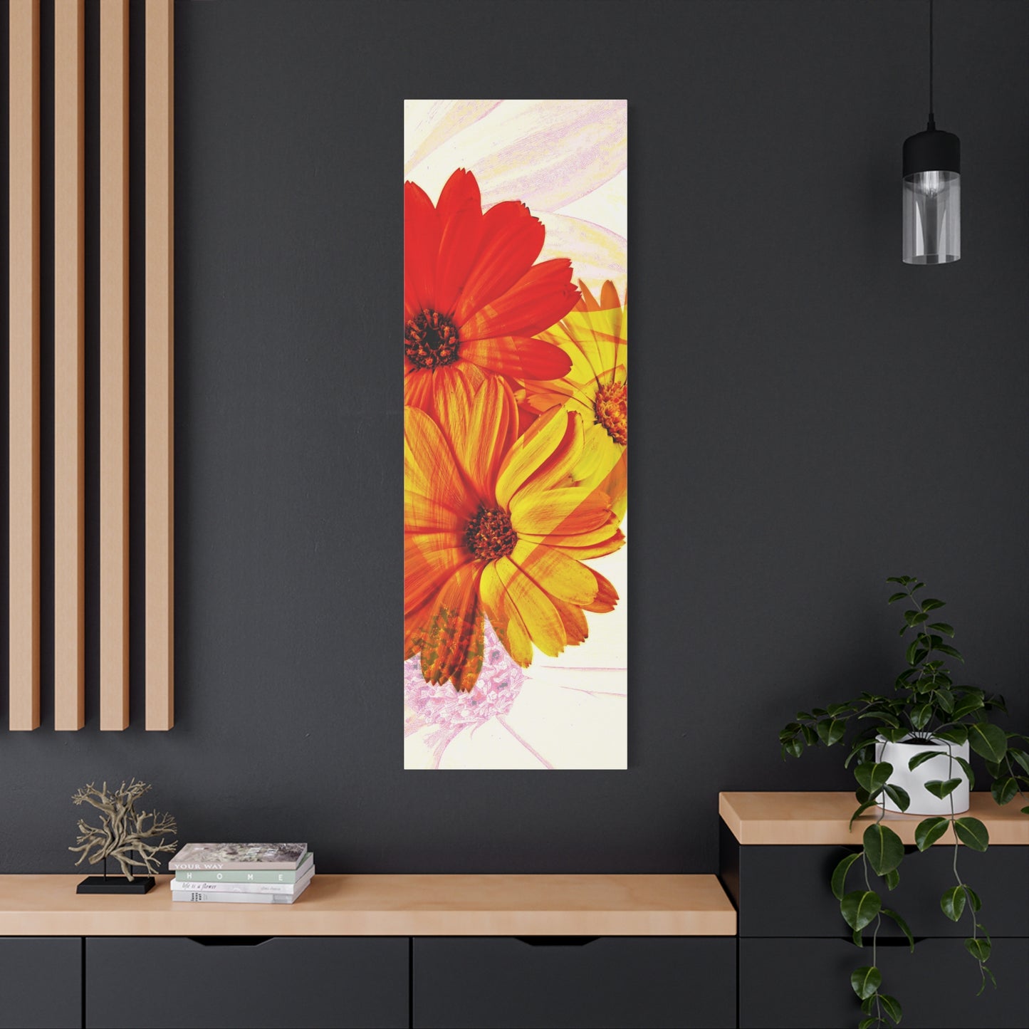 Collection Signature "FLORAL Numéro 19" sur Toile Fine Art sur Toile / Epaisseur 3,2cm - 1'25 po