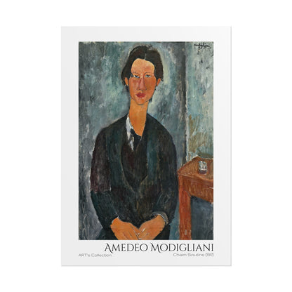 Chaim Soutine (1917) by Amedeo Modigliani / Affiche imprimée - Série ART's Collection