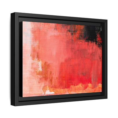 Tableau Contemporain Ecarlate "Série Sign Collections" / Toile encadrée sur caisse américaine