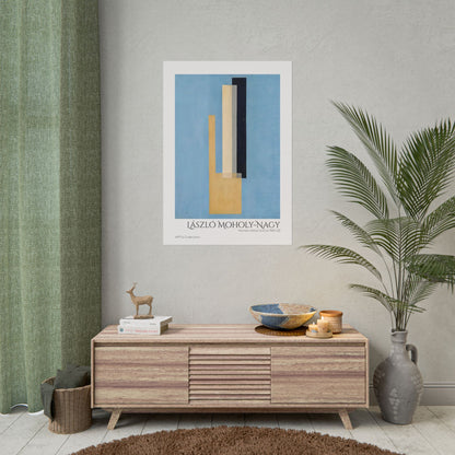 Konstruktion (circa 1920-22) by László Moholy-Nagy / Affiche imprimée - Série ART's Collection