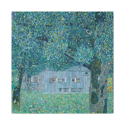 Bauernhaus in Buchberg (1911)  by Gustav Klimt / Reproduction Fine Art sur Toile / Flanc Large Epaisseur 3.2 cm - 1.25 inch
