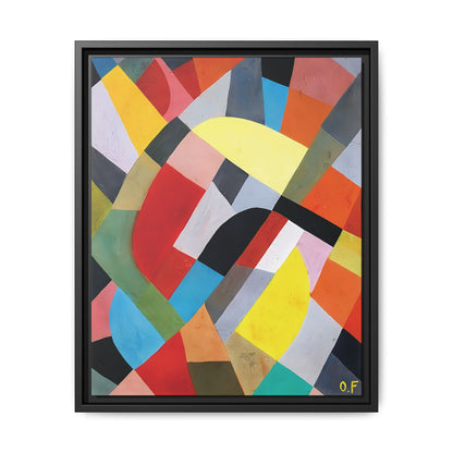 Composition Abstraite (1936-38) by Otto Freundlich   / Toile encadrée sur caisse américaine