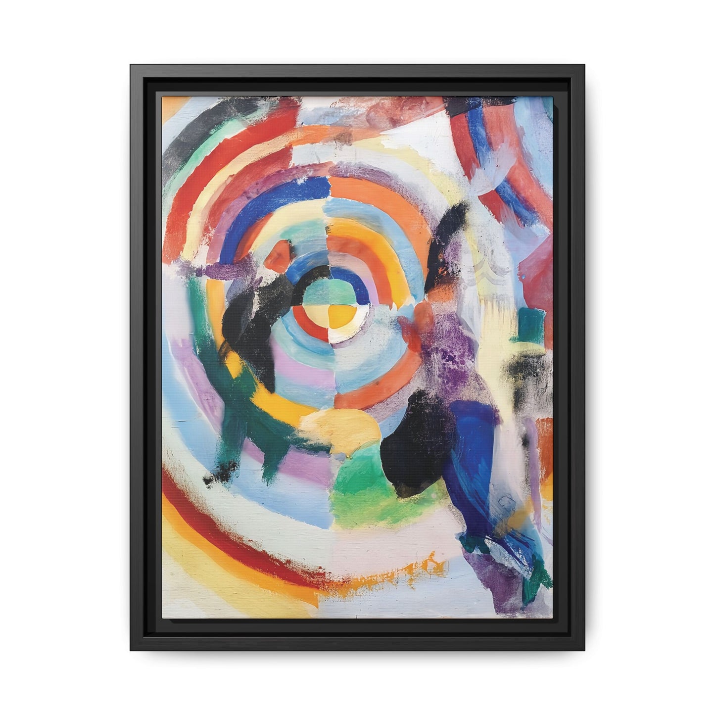 Crimes of Passion (1914)  by Robert Delaunay  / Toile encadrée sur caisse américaine