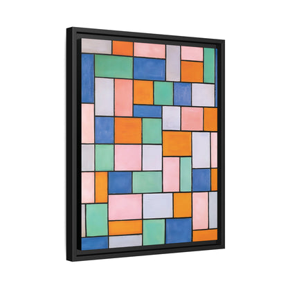 Composition in dissonances (1919) by Theo van Doesburg  / Toile encadrée sur caisse américaine