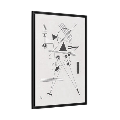 Wassily Kandinsky / Lithographie No. 1 (1925) / Toile encadrée sur caisse américaine