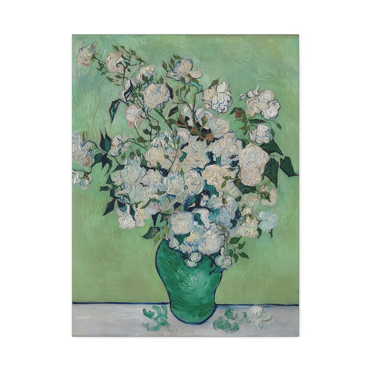 Roses (1890) by Vincent van Gogh  / Reproduction Fine Art sur Toile / Epaisseur 3,2cm - 1'25 po