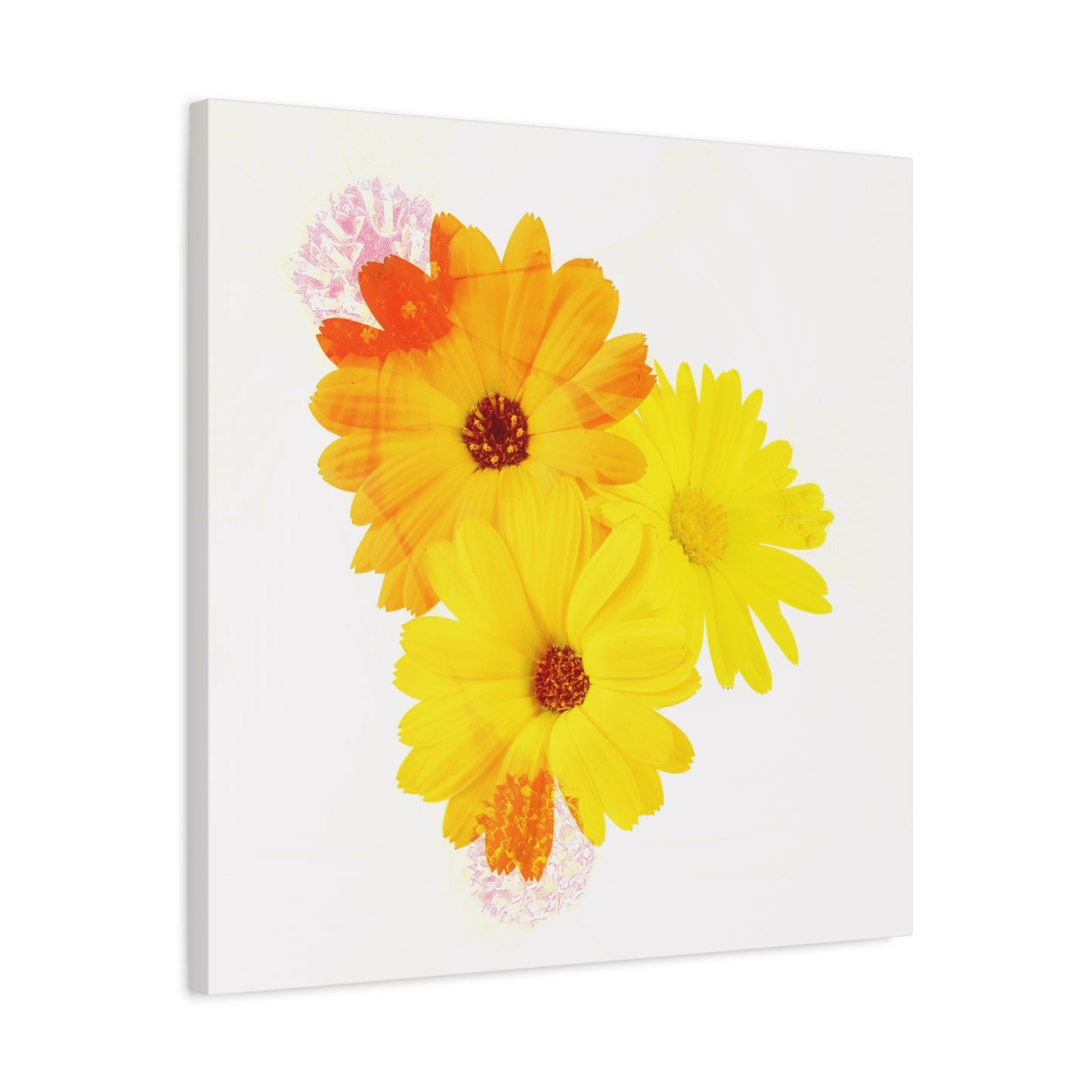 Collection Signature "FLORAL Numéro 16" sur Toile Fine Art sur Toile / Epaisseur 3,2cm - 1'25 po