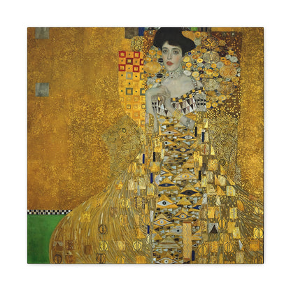 Portrait of Adele Bloch-Bauer I (1907) by Gustav Klimt / Reproduction Fine Art sur Toile / Flanc Large Epaisseur 3.2 cm - 1.25 inch
