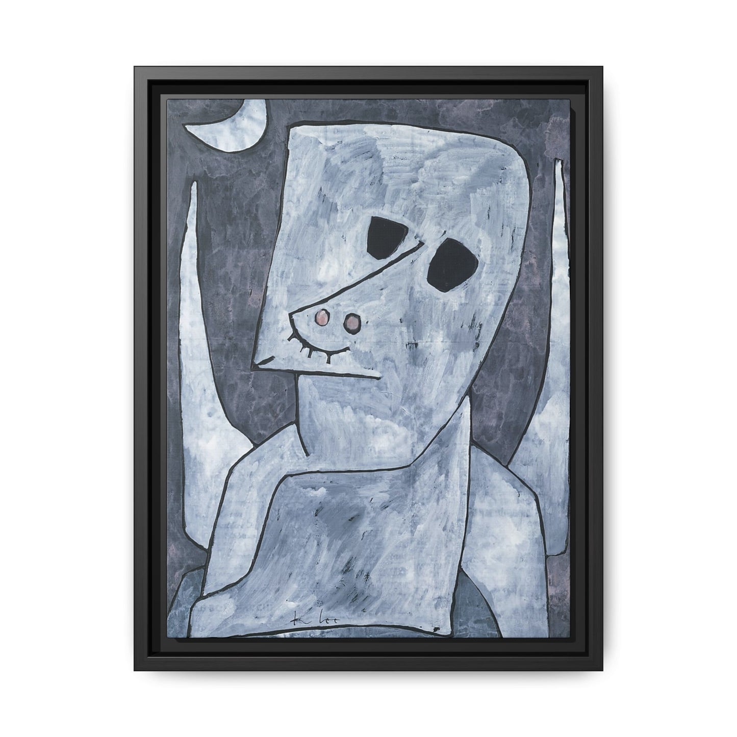 Angel Applicant (1939) by Paul Klee / Toile encadrée sur caisse américaine