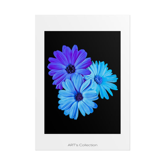 Collection Signature "FLORAL Numéro 2" sur Affiche imprimée - Série ART's Collection