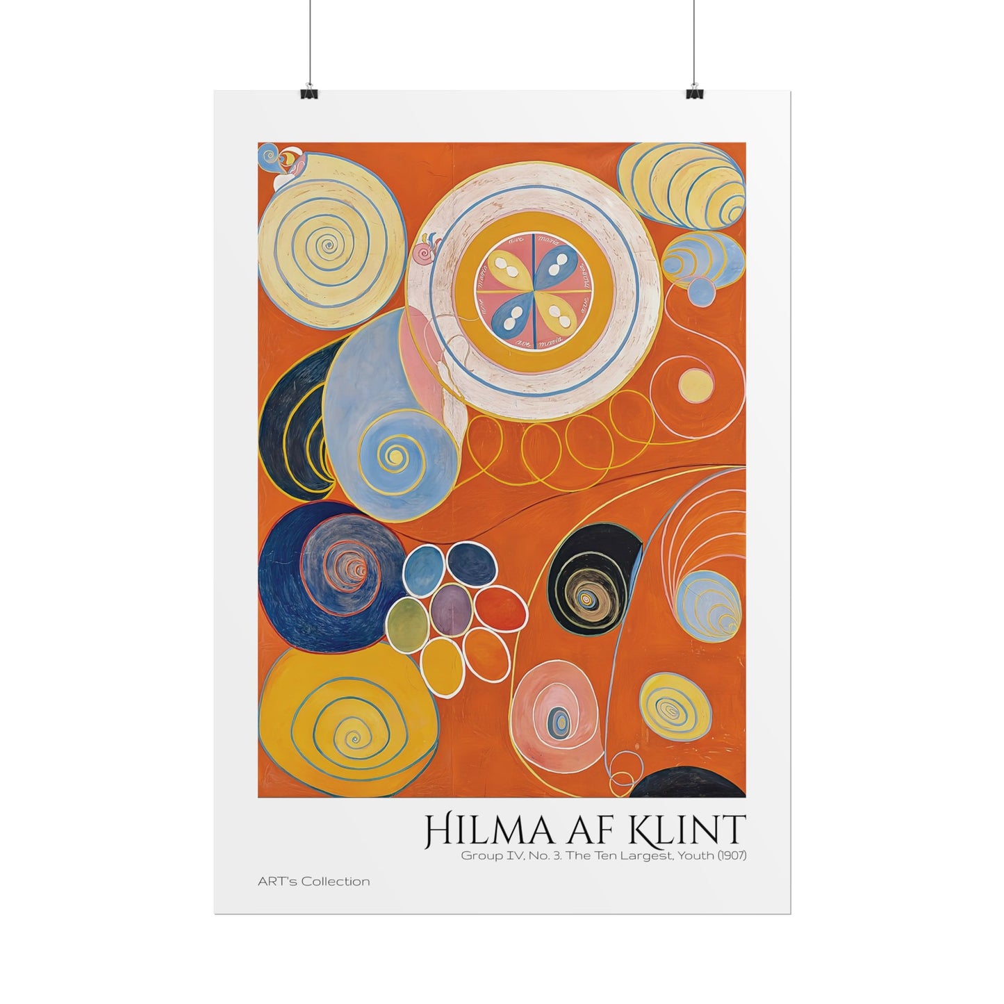Group IV, No. 3. The Ten Largest, Youth (1907) by Hilma af Klint  / Affiche imprimée - Série ART's Collection