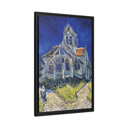 The Church in Auvers-sur-Oise, View from the Chevet (1890) by Vincent van Gogh / Toile encadrée sur caisse américaine