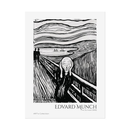 The Scream (1895) by Edvard Munch / Affiche imprimée - Série ART's Collection