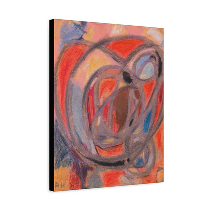 Komposition Rund- und Ovalformen (Ca. 1930) by Adolf Hölzel / Reproduction Fine Art sur Toile /  Epaisseur 3.2 cm - 1.25 inch