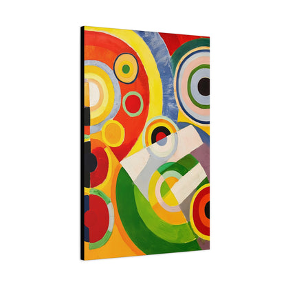 Rythme, Joie de vivre (1930) by Robert Delaunay / Reproduction Fine Art sur Toile / Large Epaisseur 3.2 cm - 1.25 inch